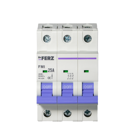 FMI-3P  25A Модульный выключатель нагрузки